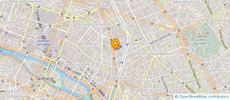 localisation de l'entreprise MADAME JULIE COLE  PARIS