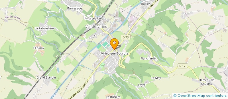 localisation de l'entreprise MADAME JULIE COLLIAT-DANGUS  VAL-DE-VIRIEU