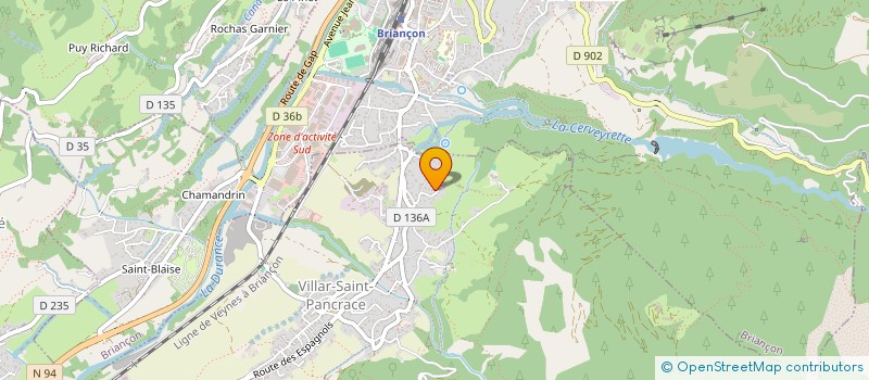 localisation de l'entreprise MADAME JULIE COLOMBAN  VILLAR-SAINT-PANCRACE