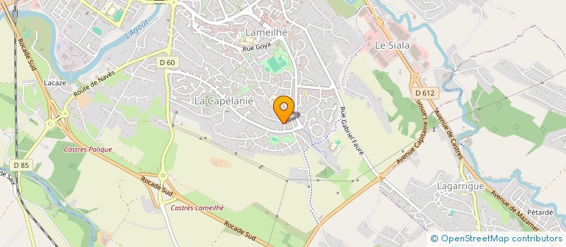 localisation de l'entreprise MADAME JULIE COMBES  CASTRES