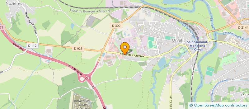 localisation de l'entreprise MADAME JULIE CONSTANTIN  ORVAL