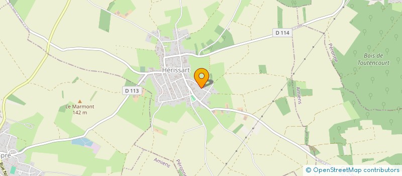 localisation de l'entreprise MADAME JULIE CONTE  HERISSART