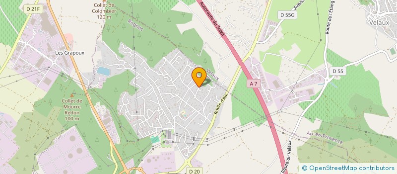 localisation de l'entreprise MADAME JULIE CONTRERAS  ROGNAC