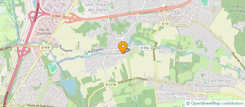 localisation de l'entreprise MADAME JULIE CORDIER  GOUVERNES