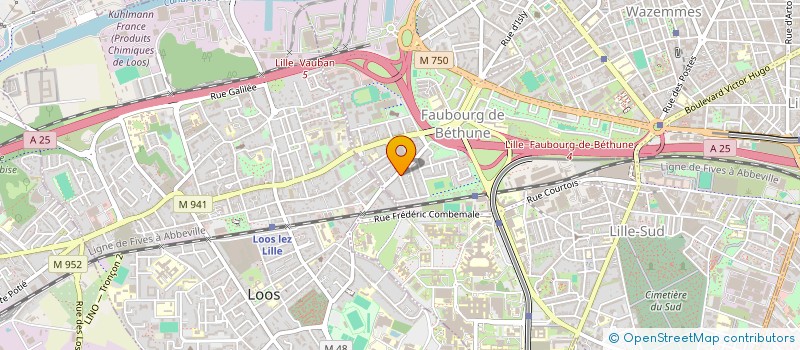 localisation de l'entreprise MADAME JULIE CORDIER à LILLE