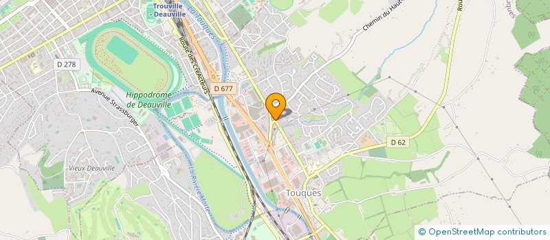 localisation de l'entreprise MADAME JULIE CORDIER  TOUQUES