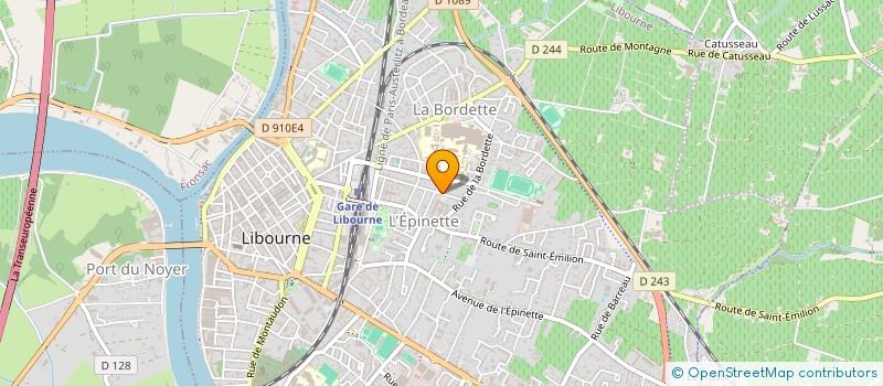 localisation de l'entreprise MADAME JULIE CORDOBA  LIBOURNE