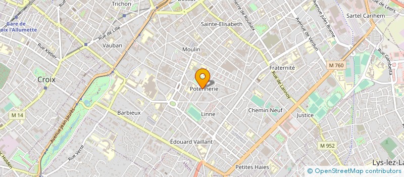 localisation de l'entreprise MADAME JULIE CORDONNIER  ROUBAIX