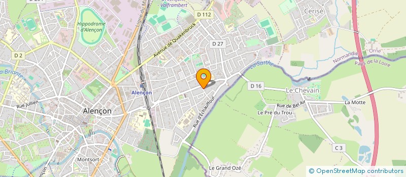 localisation de l'entreprise MADAME JULIE COROLLER à ALENCON