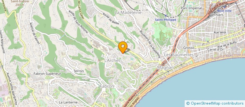 localisation de l'entreprise MADAME JULIE CORSO à NICE