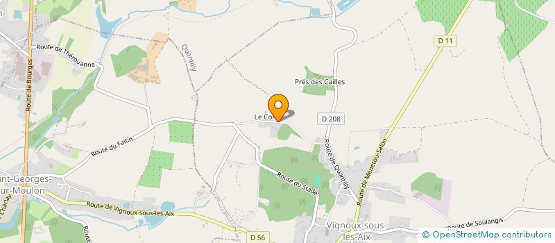 localisation de l'entreprise MADAME JULIE COSSON  VIGNOUX-SOUS-LES-AIX