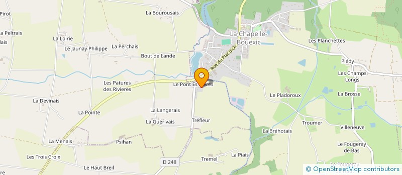 localisation de l'entreprise MADAME JULIE COUDOIN  VAL D'ANAST