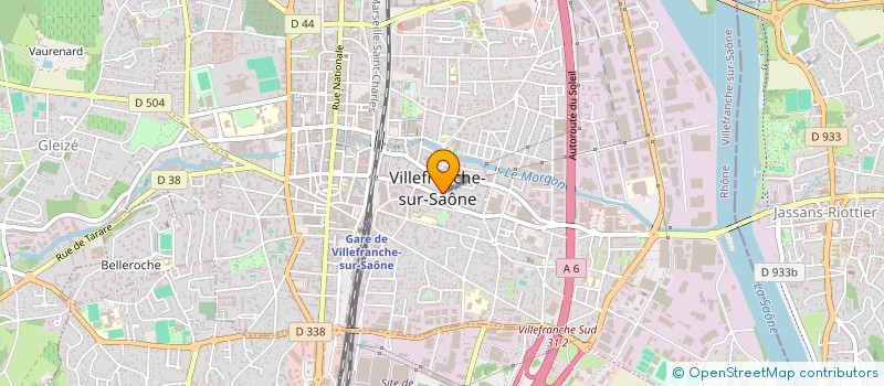 localisation de l'entreprise MADAME JULIE COULADAIZE  VILLEFRANCHE-SUR-SAONE