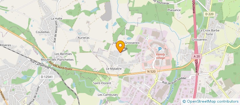 localisation de l'entreprise MADAME JULIE COUPAT à LIMOGES