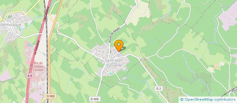 localisation de l'entreprise MADAME JULIE COURRENT  SAINT-JEAN-LASSEILLE