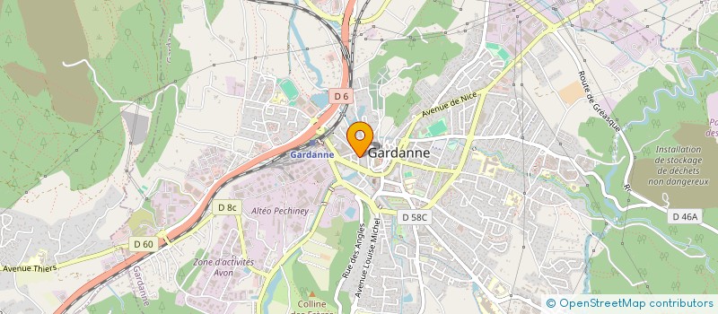 localisation de l'entreprise MADAME JULIE COURTAT  GARDANNE