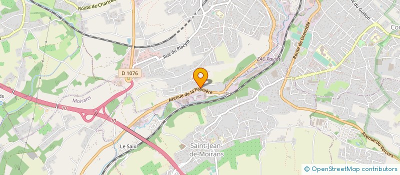 localisation de l'entreprise MADAME JULIE COURTHIAL  VOIRON