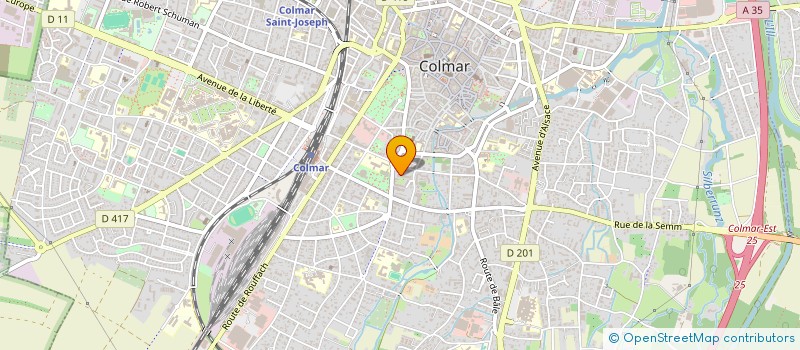 localisation de l'entreprise MADAME JULIE COUSIN  COLMAR