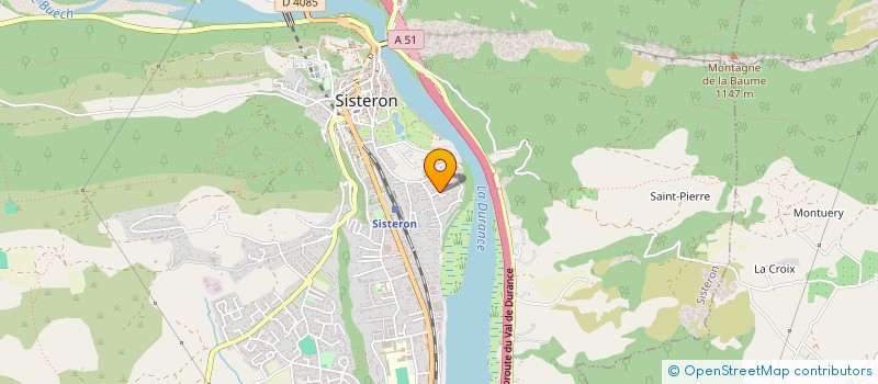 localisation de l'entreprise MADAME JULIE COUSYN  SISTERON