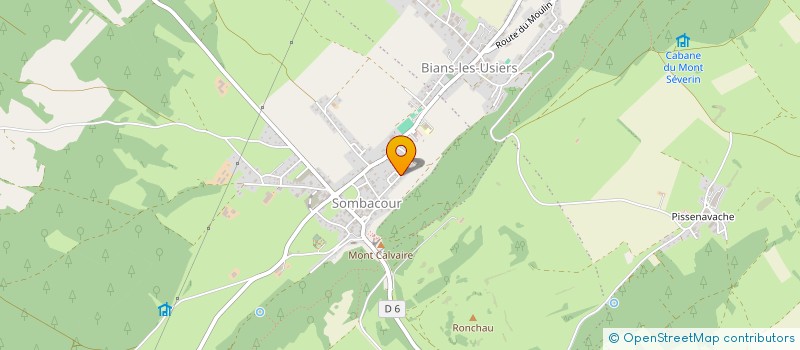 localisation de l'entreprise MADAME JULIE COZETTE  VAL D'USIERS