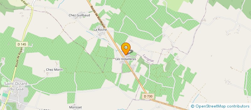 localisation de l'entreprise MADAME JULIE CREPILLON  LORIGNAC