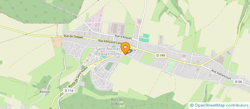 localisation de l'entreprise MADAME JULIE CREPIN  SAINT-NICOLAS-D'ALIERMONT