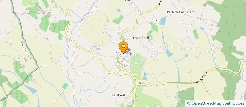 localisation de l'entreprise MADAME JULIE CRESPEL  PUYLAROQUE