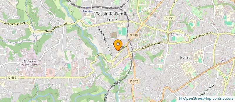 localisation de l'entreprise MADAME JULIE CROBON  TASSIN-LA-DEMI-LUNE