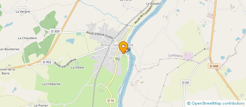 localisation de l'entreprise MADAME JULIE CROWHURST  ANSAC-SUR-VIENNE