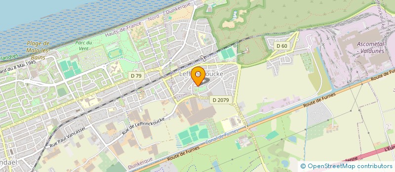 localisation de l'entreprise MADAME JULIE CUVELLIER  LEFFRINCKOUCKE