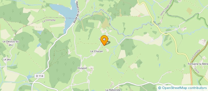 localisation de l'entreprise MADAME JULIE D'AGUANO  LA COMELLE