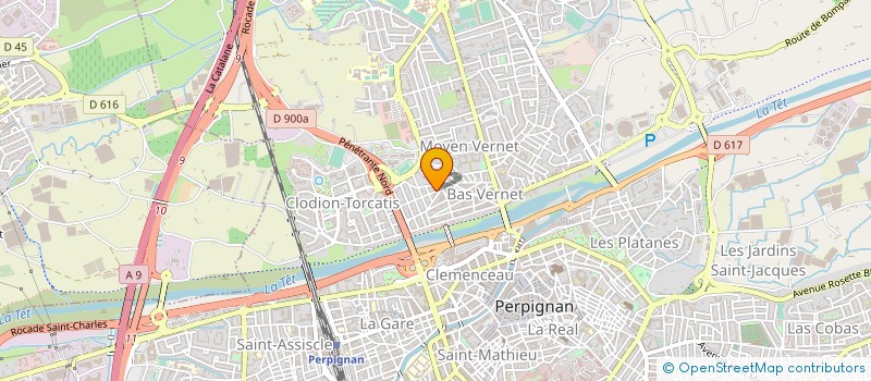 localisation de l'entreprise MADAME JULIE D'OLEAC  PERPIGNAN