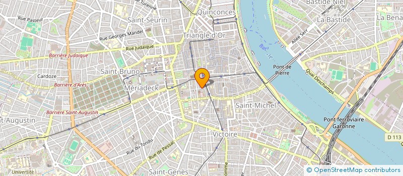 localisation de l'entreprise MADAME JULIE DA SILVA  BORDEAUX