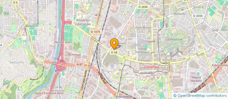 localisation de l'entreprise MADAME JULIE DA SILVA à GRENOBLE