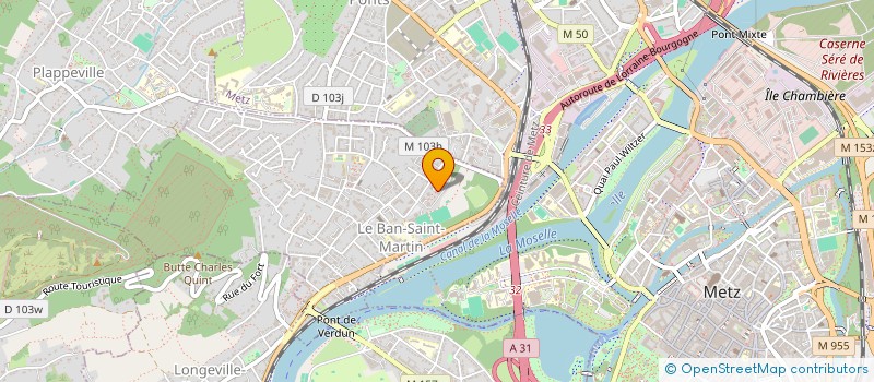 localisation de l'entreprise MADAME JULIE DA SILVA  LE BAN-SAINT-MARTIN