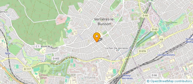 localisation de l'entreprise MADAME JULIE DAHAN à VERRIERES-LE-BUISSON