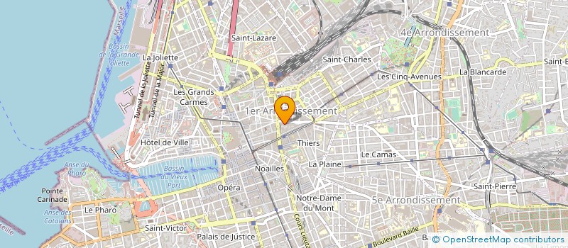 localisation de l'entreprise MADAME JULIE DALLARI  MARSEILLE