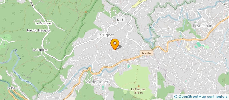 localisation de l'entreprise MADAME JULIE DALLOZ à LE TIGNET