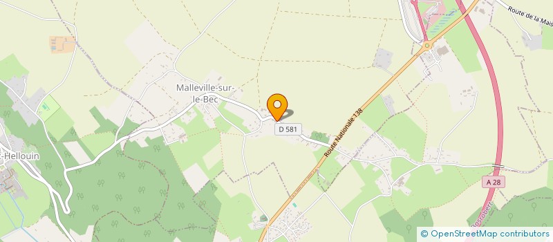 localisation de l'entreprise MADAME JULIE DANIEL  MALLEVILLE-SUR-LE-BEC