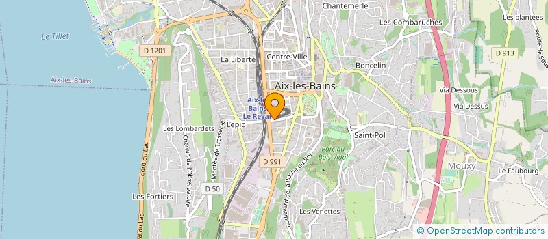 localisation de l'entreprise MADAME JULIE DANNAOUI  AIX-LES-BAINS