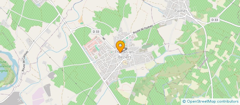 localisation de l'entreprise MADAME JULIE DANTOINE  THEZAN-LES-BEZIERS