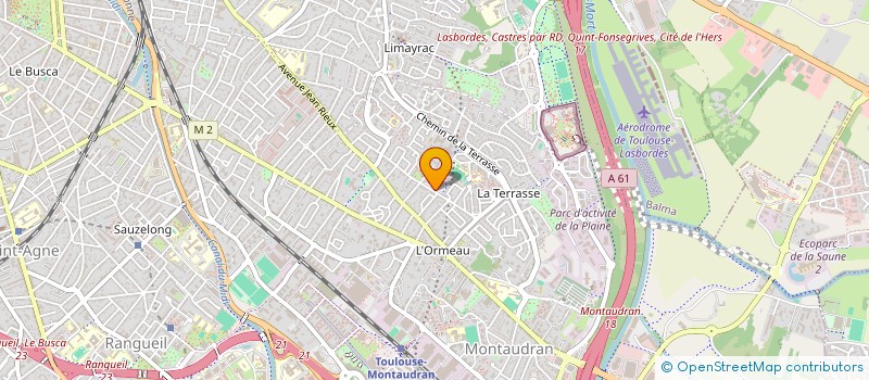 localisation de l'entreprise MADAME JULIE DANZIN à TOULOUSE