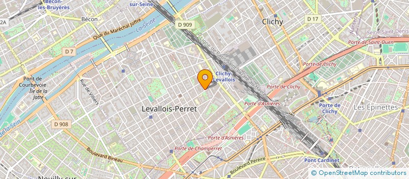 localisation de l'entreprise MADAME JULIE DAPON à LEVALLOIS-PERRET