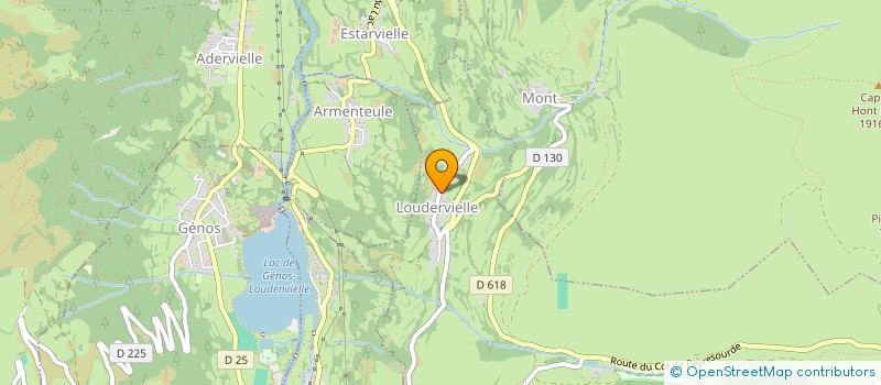 localisation de l'entreprise MADAME JULIE DARCOURT  ARREAU