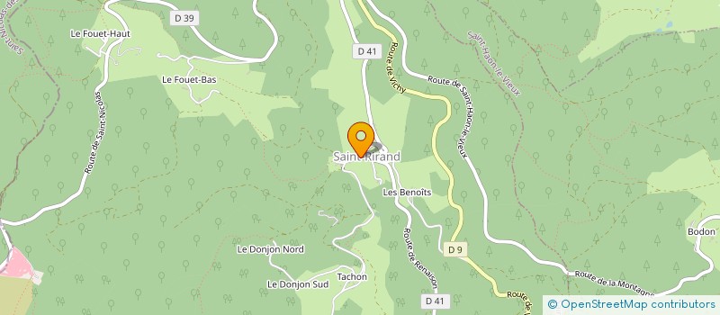 localisation de l'entreprise MADAME JULIE DARNAT  SAINT-RIRAND