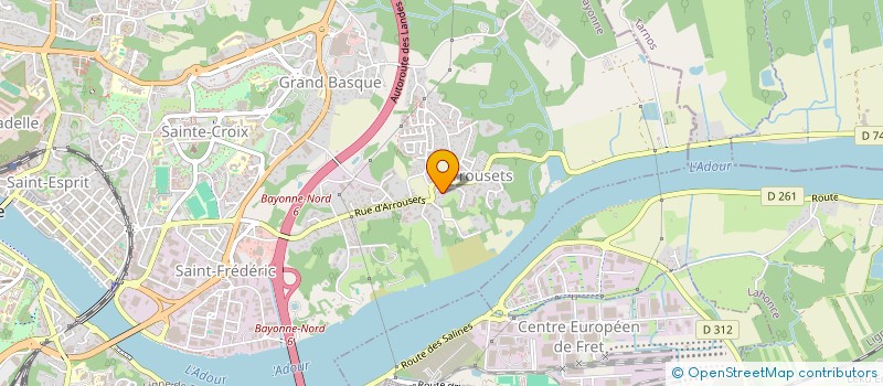 localisation de l'entreprise MADAME JULIE DAURAT à BAYONNE