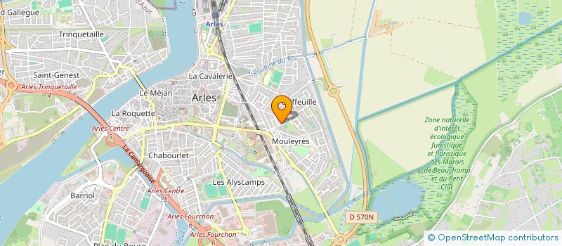 localisation de l'entreprise MADAME JULIE DAVID  ARLES