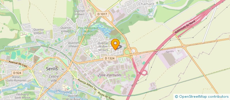 localisation de l'entreprise MADAME JULIE DE BOLLIVIER BOUSQUET à SENLIS