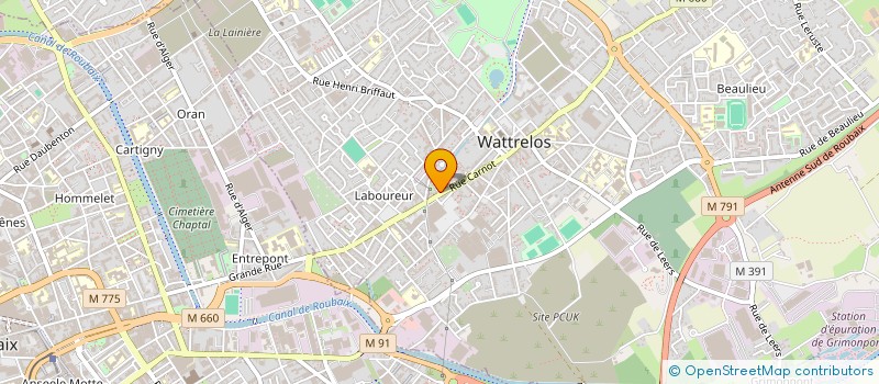 localisation de l'entreprise MADAME JULIE DE FREITAS OLIVEIRA à WATTRELOS