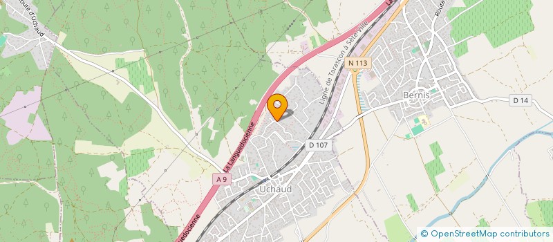 localisation de l'entreprise MADAME JULIE DE MELLO  UCHAUD